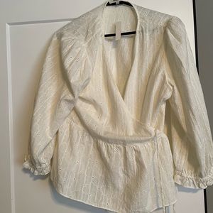 Madewell Floral Wraptop